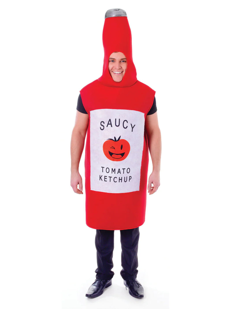Tomato Sauce Bottle Costume for Adults