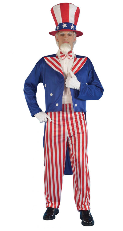 Mens Uncle Sam Adult Costume Male Halloween_1 AC637