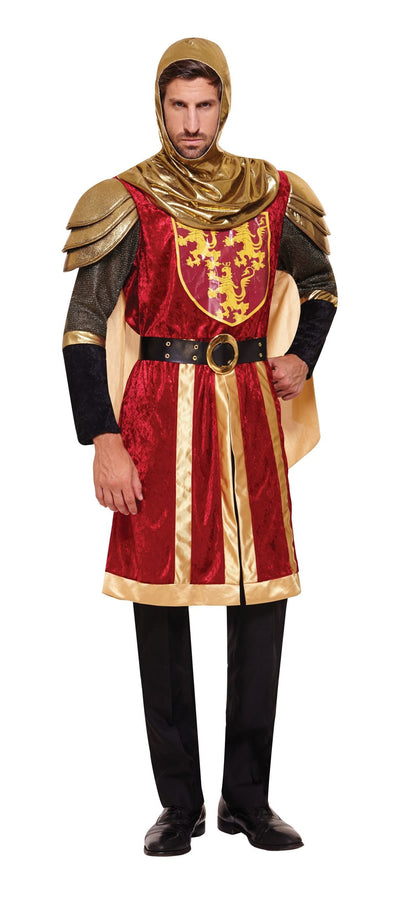 Mens Crusader Red Adult Costume Male Halloween_1 AC751
