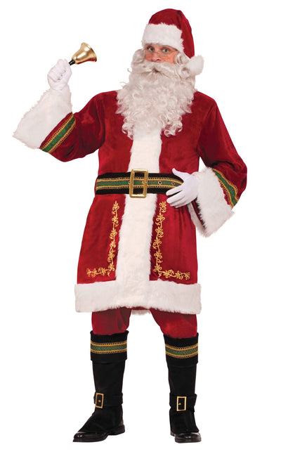 Mens Santa Claus Costume Adult Male Chest Size 44" Halloween_1 AC781