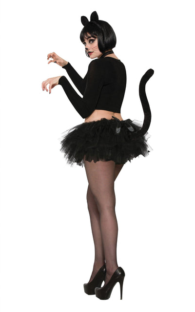 Cat Tutu Black With Tail Adult Costume Female_1 AC78360