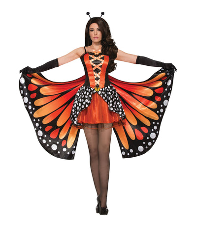 Miss Monarch Butterfly Costume Adult Uk Size 10 14_1 AC78464