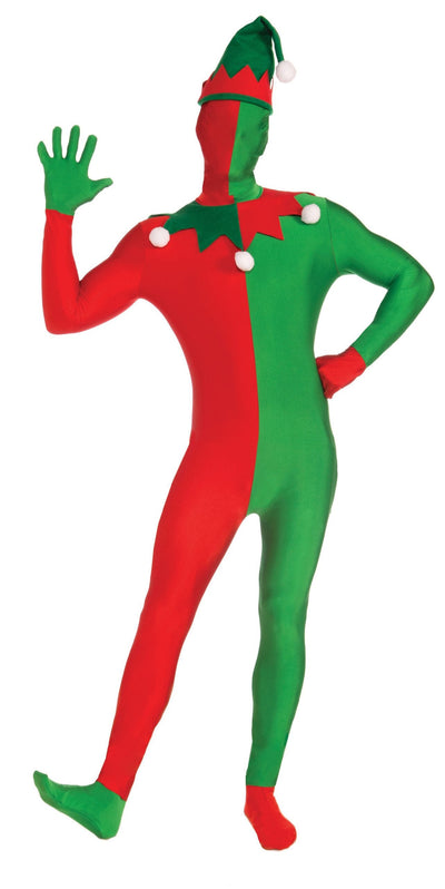 Mens Elf Suit Disappearing Man Adult Costume Male Chest Size 44" Halloween_1 AC785