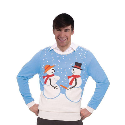 Mens Snow Couple Sweater Adult Costumes Male Chest Size 44"_1 AC798