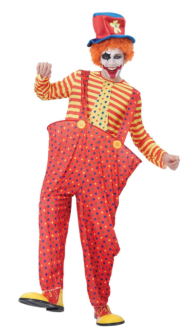 Mens Hoop Clown Adult Costume Male Halloween_1 AC961