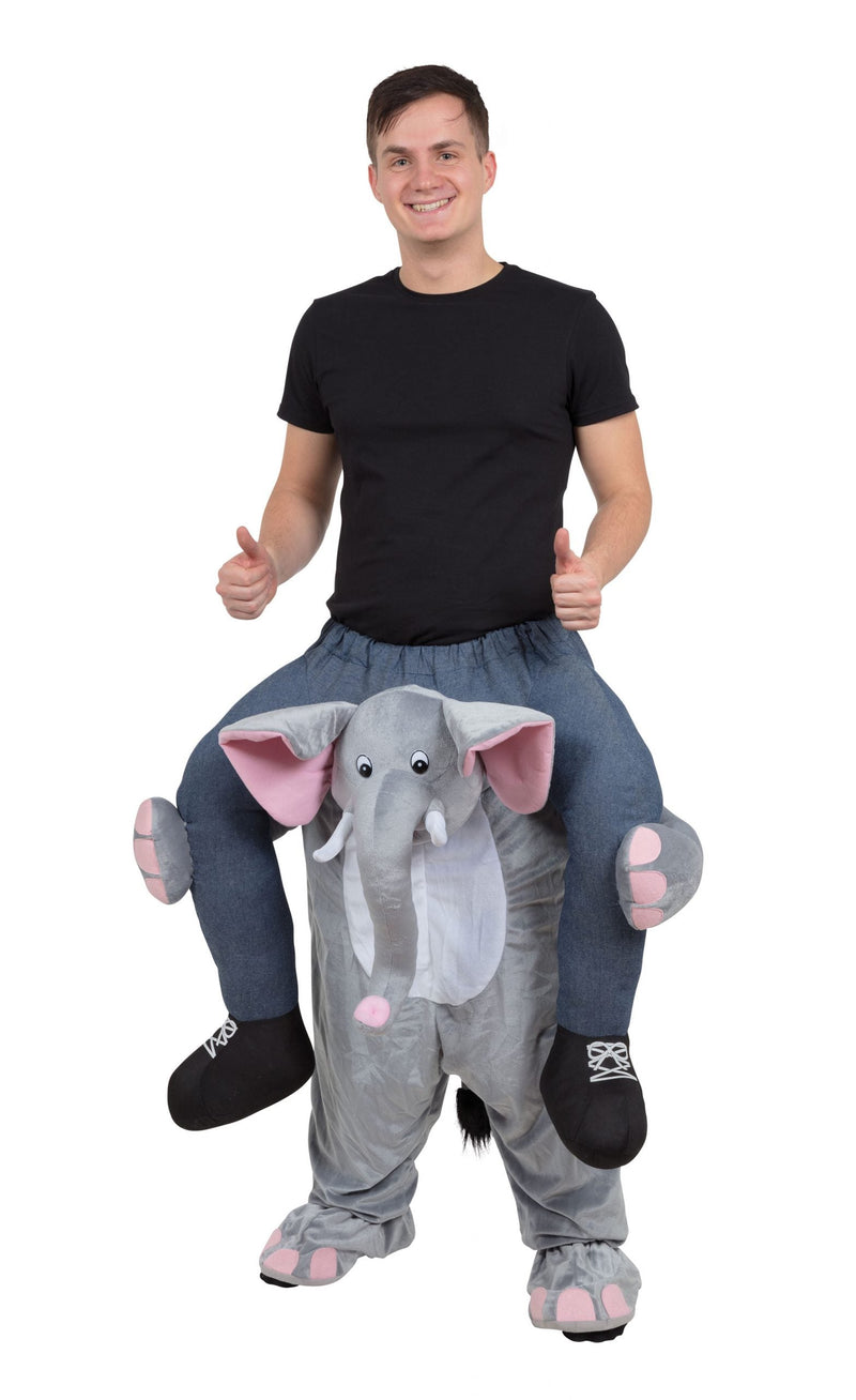 Elephant Piggy Back Costume Adult Fits Up Waist Size 38" 40"_1 AF002