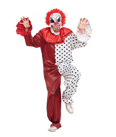 Horror Clown Costume Adult Chest Size 44"_1 AF006