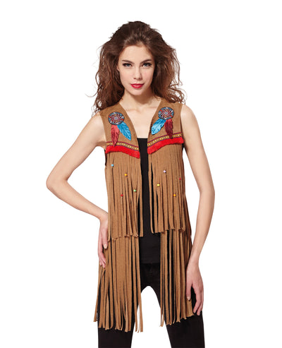 American Indian Waistcoat Ladies_1 AF030