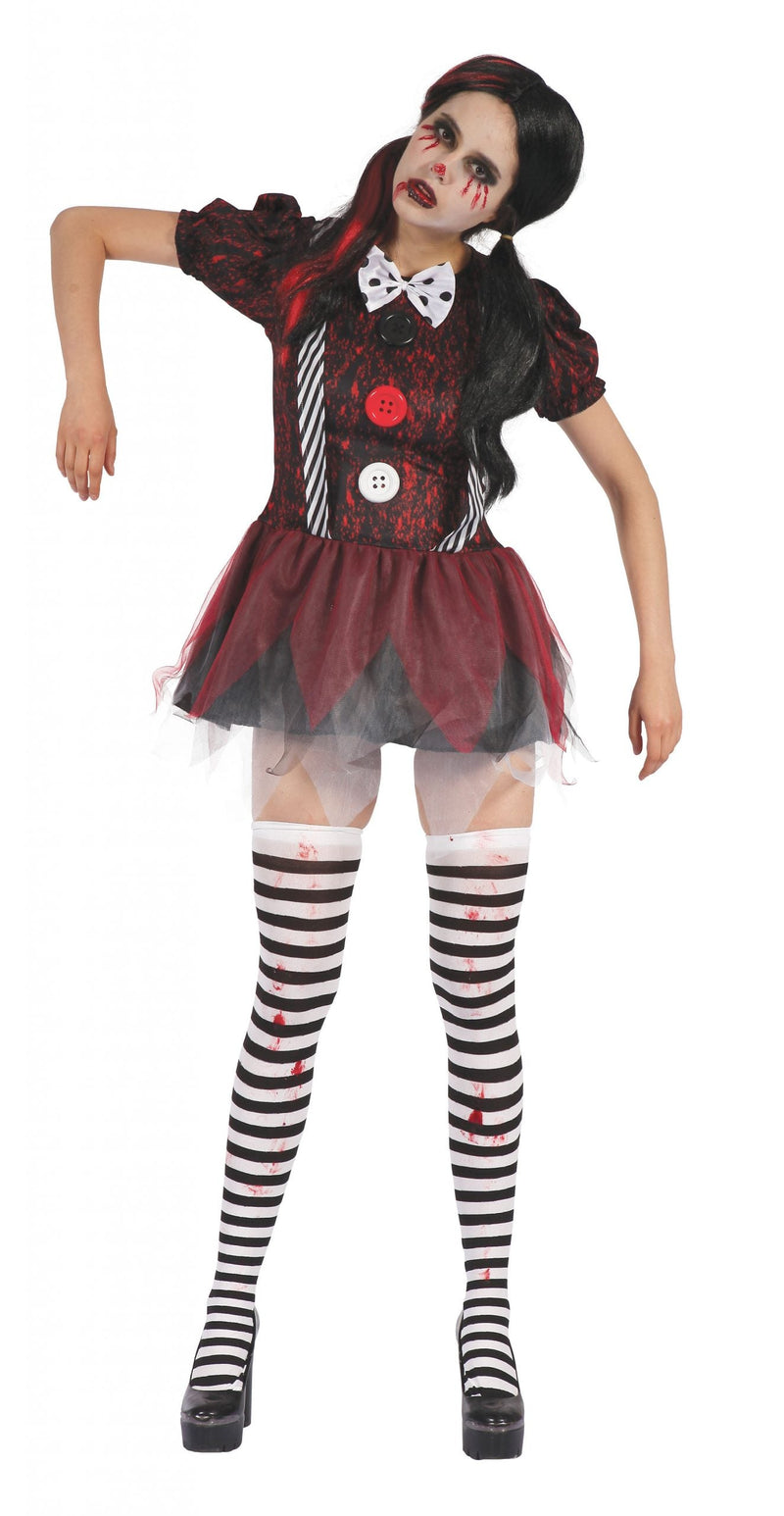 Creepy Doll Dress Adult Costume Female_1 AF036