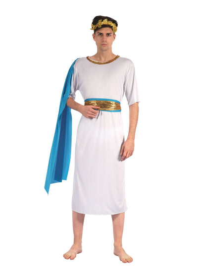Greek God With Blue Sash Adult Costume Chest Size 44"_1 AF039