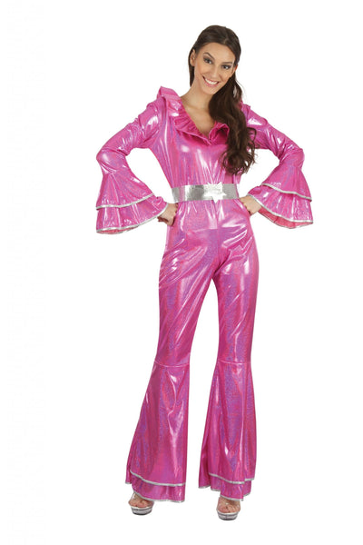 Disco Jumpsuit Pink Female_1 AF091