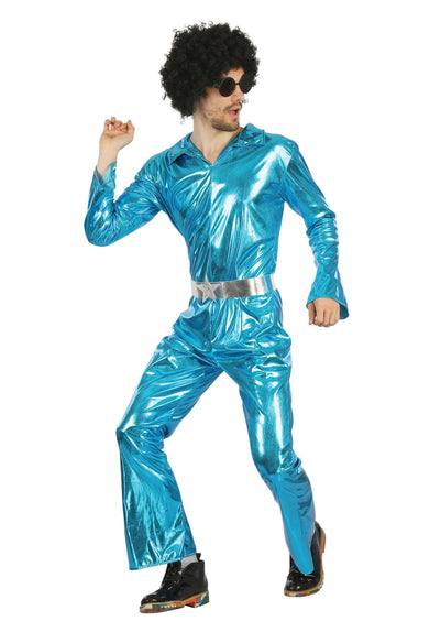 Disco Jumpsuit + Belt Blue Male_1 AF092