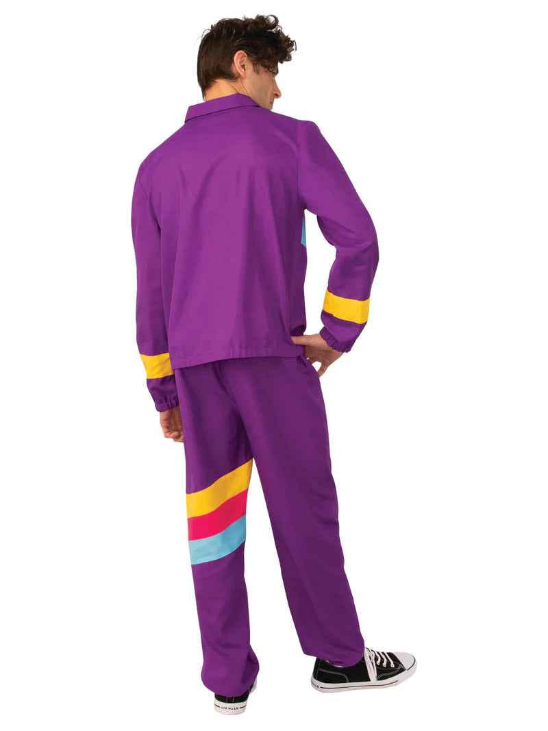 Mens Purple Shell Suit Costume