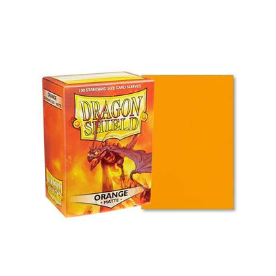 Dragon Shield Matte - Orange (100 ct. in box)