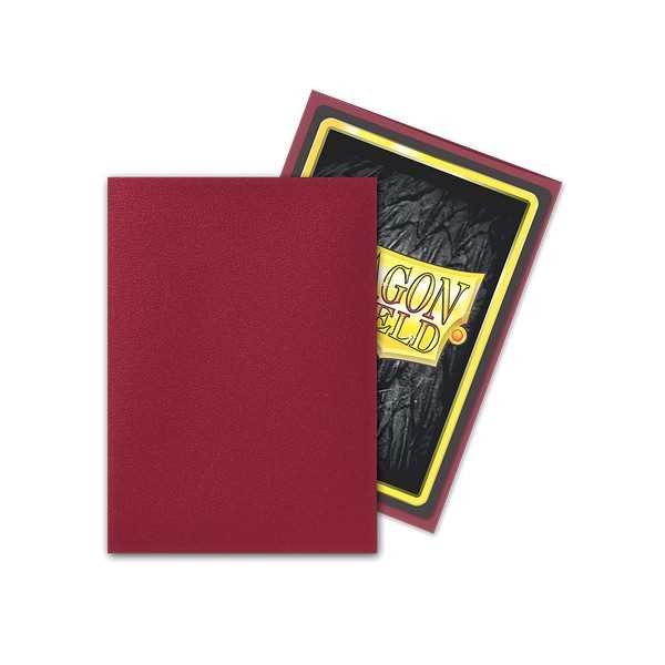 Dragon Shield Matte Sleeves Standard Size- Blood Red (100)