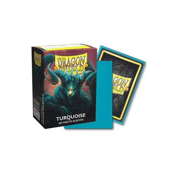 Dragon Shield Matte Sleeves Standard Size- Turquoise (100)