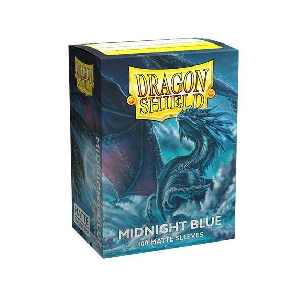 Dragon Shield Matte Sleeves Standard Size- Midnight Blue (100)