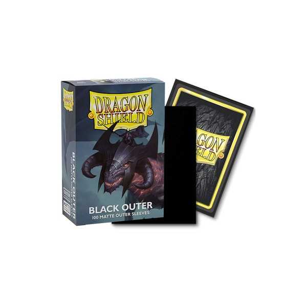 Dragon Shield Black Outer Sleeves - Matte Standard Size (100)