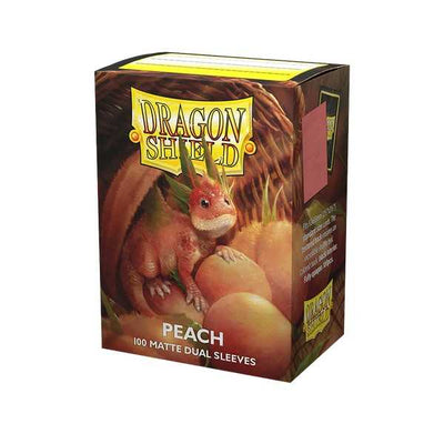 Dragon Shield Dual Matte - Peach (100 ct.)