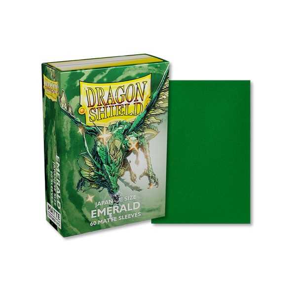 Dragon Shield Matte Sleeves Japanese Size- Emerald (60)