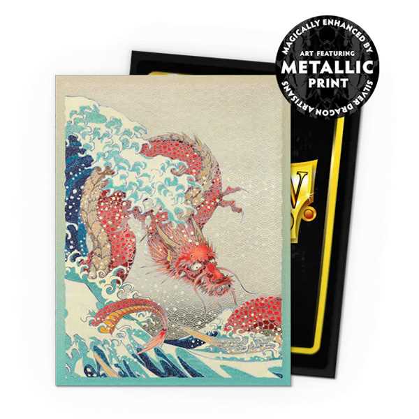 Dragon Shield Matte Dual Standard Sleeves: Great Wave Anniversary Special Edition (100 ct.)