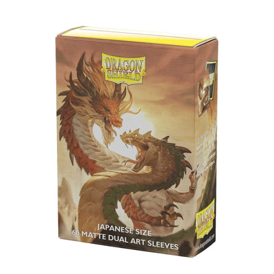 Dragon Shield Wood Snake 2025 Matte Dual Art Sleeves - Japanese Size (60)