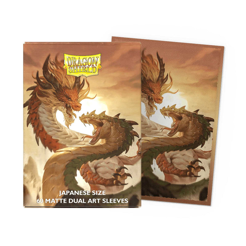 Dragon Shield Wood Snake 2025 Matte Dual Art Sleeves - Japanese Size (60)