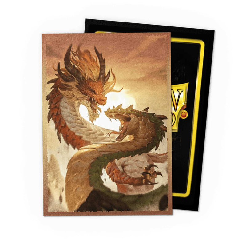 Dragon Shield Wood Snake 2025 Matte Dual Art Sleeves - Japanese Size (60)