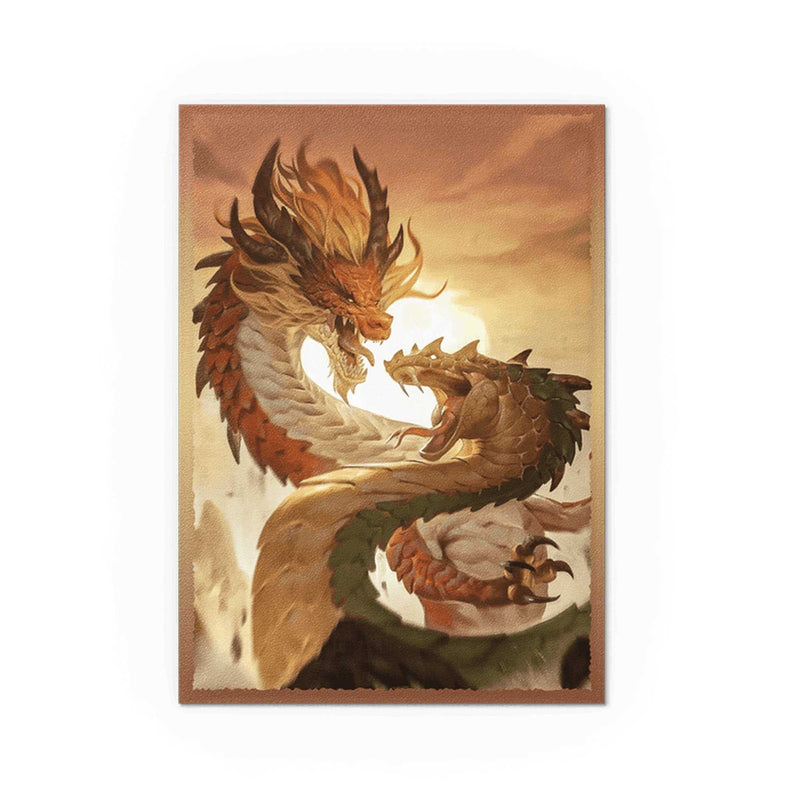 Dragon Shield Wood Snake 2025 Matte Dual Art Sleeves - Japanese Size (60)