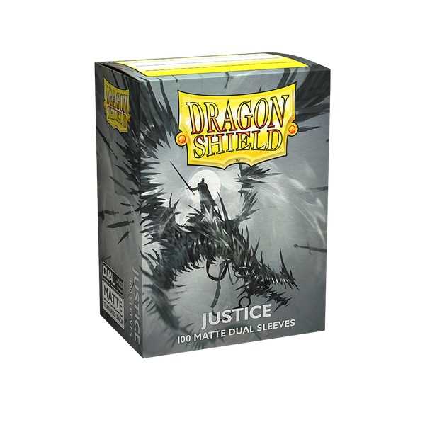 Dragon Shield Matte Dual Sleeves Standard Size -Justice (100)