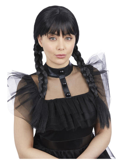 Adult Gothic School Girl Wig_1