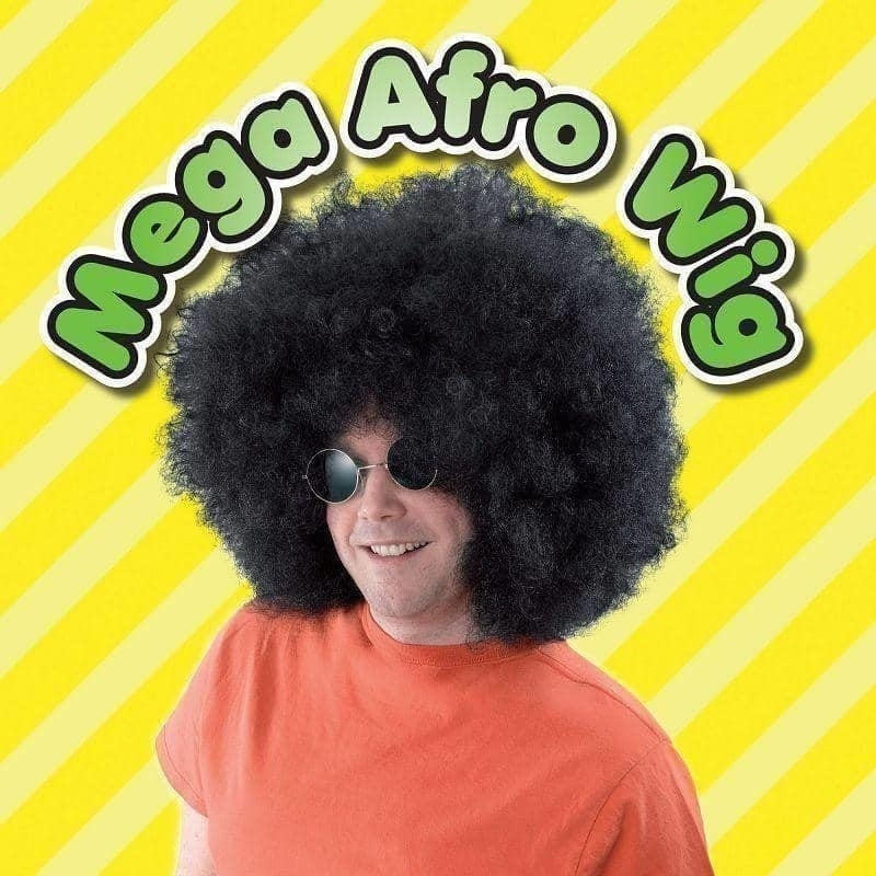 Size Chart Afro Wig Mega Black Wigs Unisex