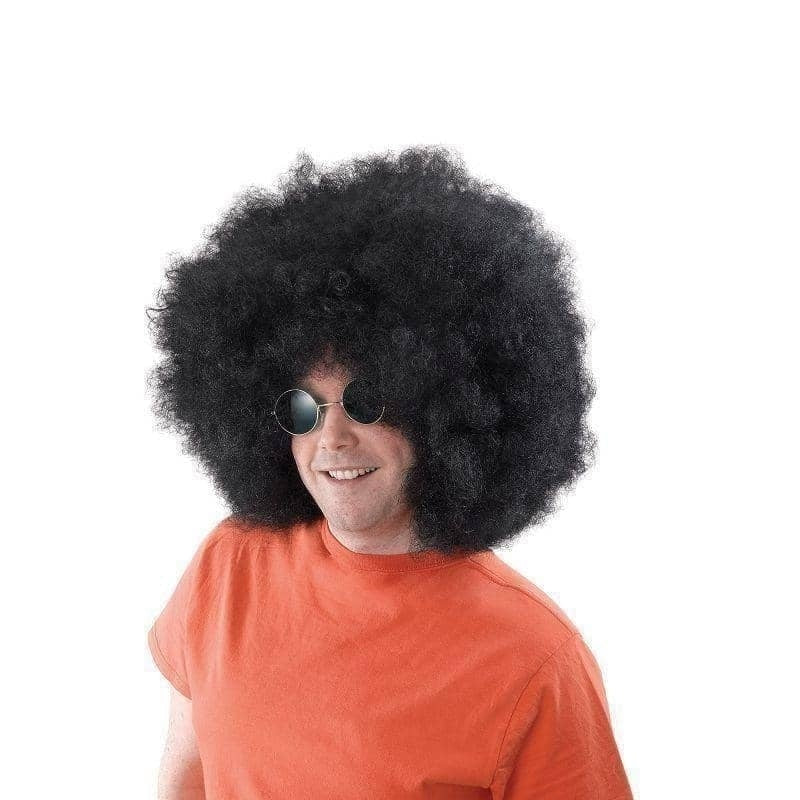 Afro Wig Mega Black Wigs Unisex_1