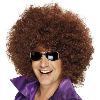 Afro Wig Mega Huge Adult Brown_1