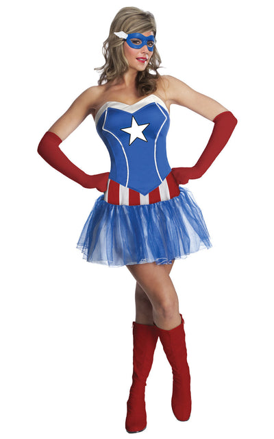 American Dream Womens Blue Captain Costume_1