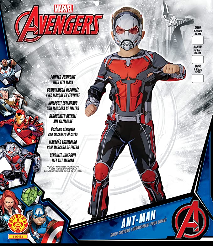 Antman Boys Costume Red Jumpsuit_2