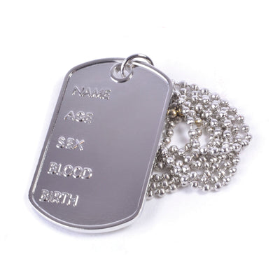 Dog Tag Necklace Costume Accessories Unisex_1 BA028