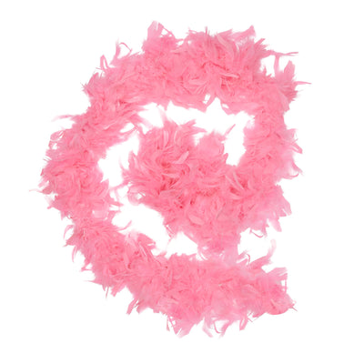 Womens Feather Boa Pink Costume Accessories Female Halloween_1 BA082
