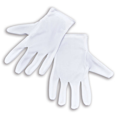 Mens Gloves White Magicians Costume Accessories Male Halloween_1 BA103