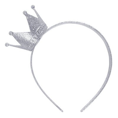 Crown Headband Silver Costume Accessories Female_1 BA1049