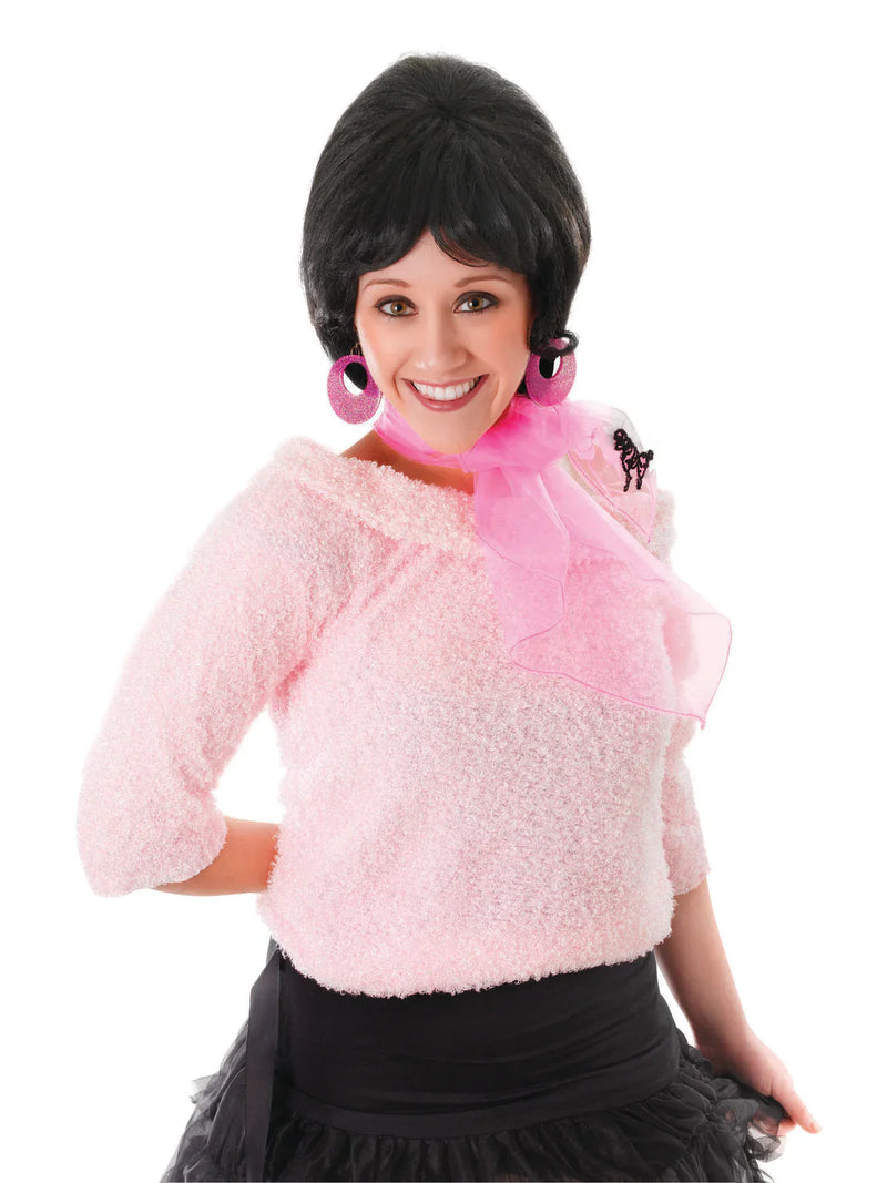 Grease 1950s Poodle Scarf Pink Lady Neckerchief