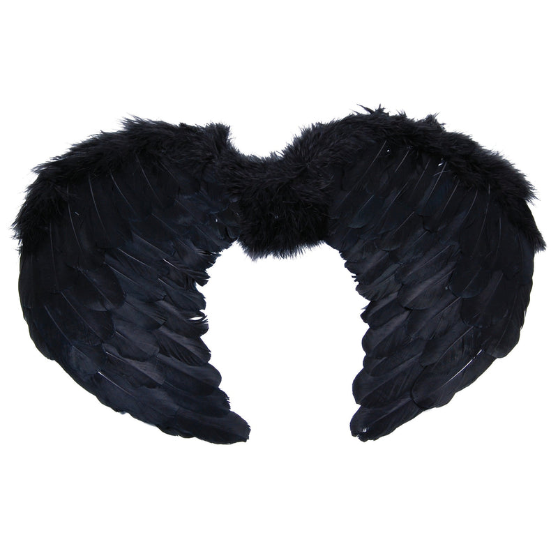 Mini Black Feather Wings Costume Accessories Unisex_1 BA1099