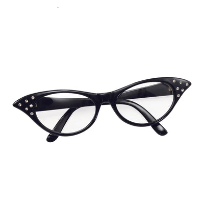 Womens Glasses 50s Female Style Black Costume Accessories Halloween_1 BA142B