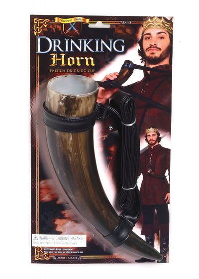 Mens Drinking Horn Medieval Costume Accesories Male Halloween_1 BA1676