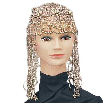 Womens Cleopatra Beaded Headpiece Costume Accessories Female Halloween_1 BA1977