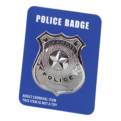 Police Badge Metal Costume Accessories Unisex_1 BA382