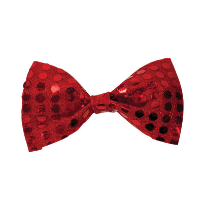 Bow Tie Sequin Red Costume Accessories Unisex_1 BA406