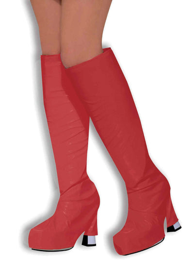 Womens Go Boot Tops Red Costume Accessories Female Halloween_1 BA530