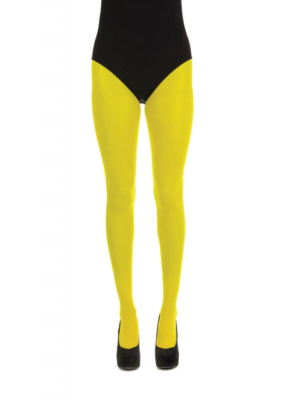 Womens Tights Ladies Yellow Costume Accessories Female Halloween_1 BA795