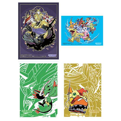 Digimon Card Game: Official Sleeve 2024 Version 2.0 (4 Kinds Assortment)